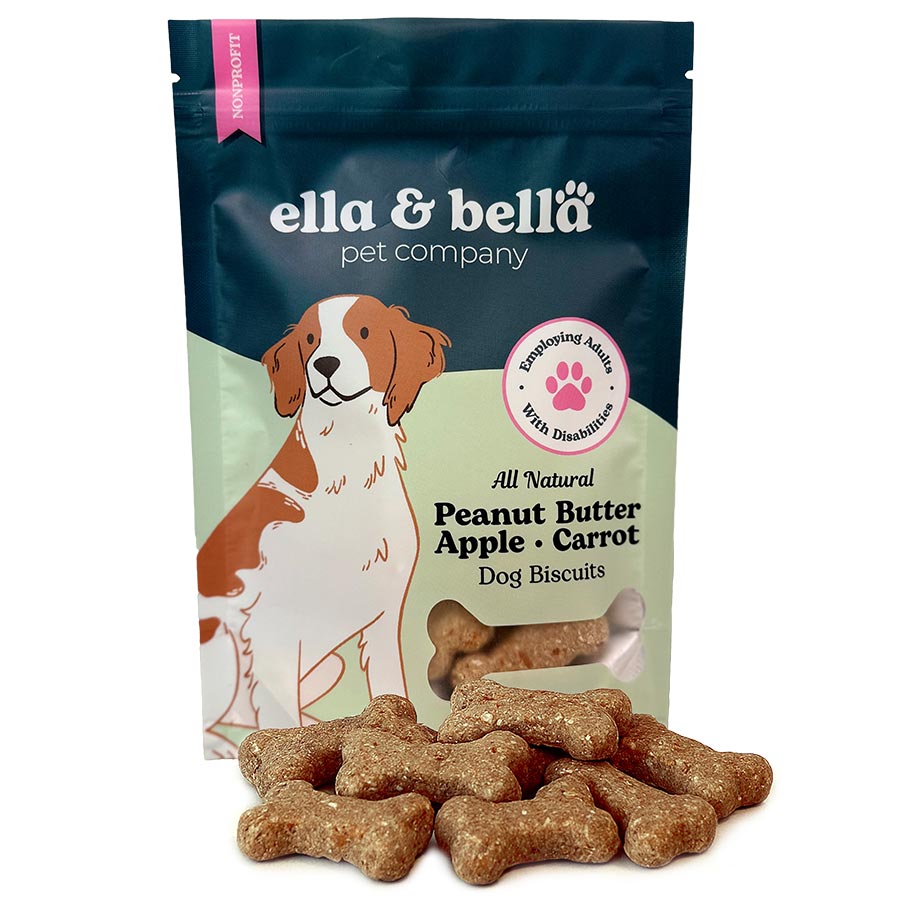 Peanut Butter, Apple & Carrot Dog Biscuits